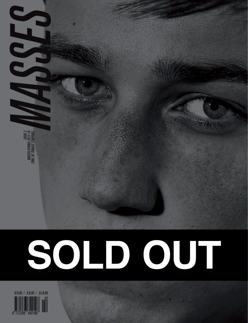 MASSES MAGAZINE ISSUE 2 COVER BY KIRA BUNSE, ERIC DIULEIN & SACHA QUINTIN