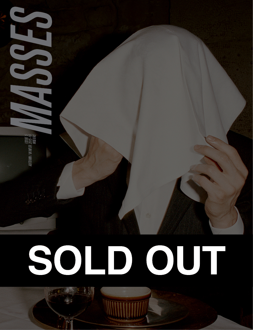 MASSES MAGAZINE ISSUE 5 COVER BY CG WATKINS & RICH AYBAR