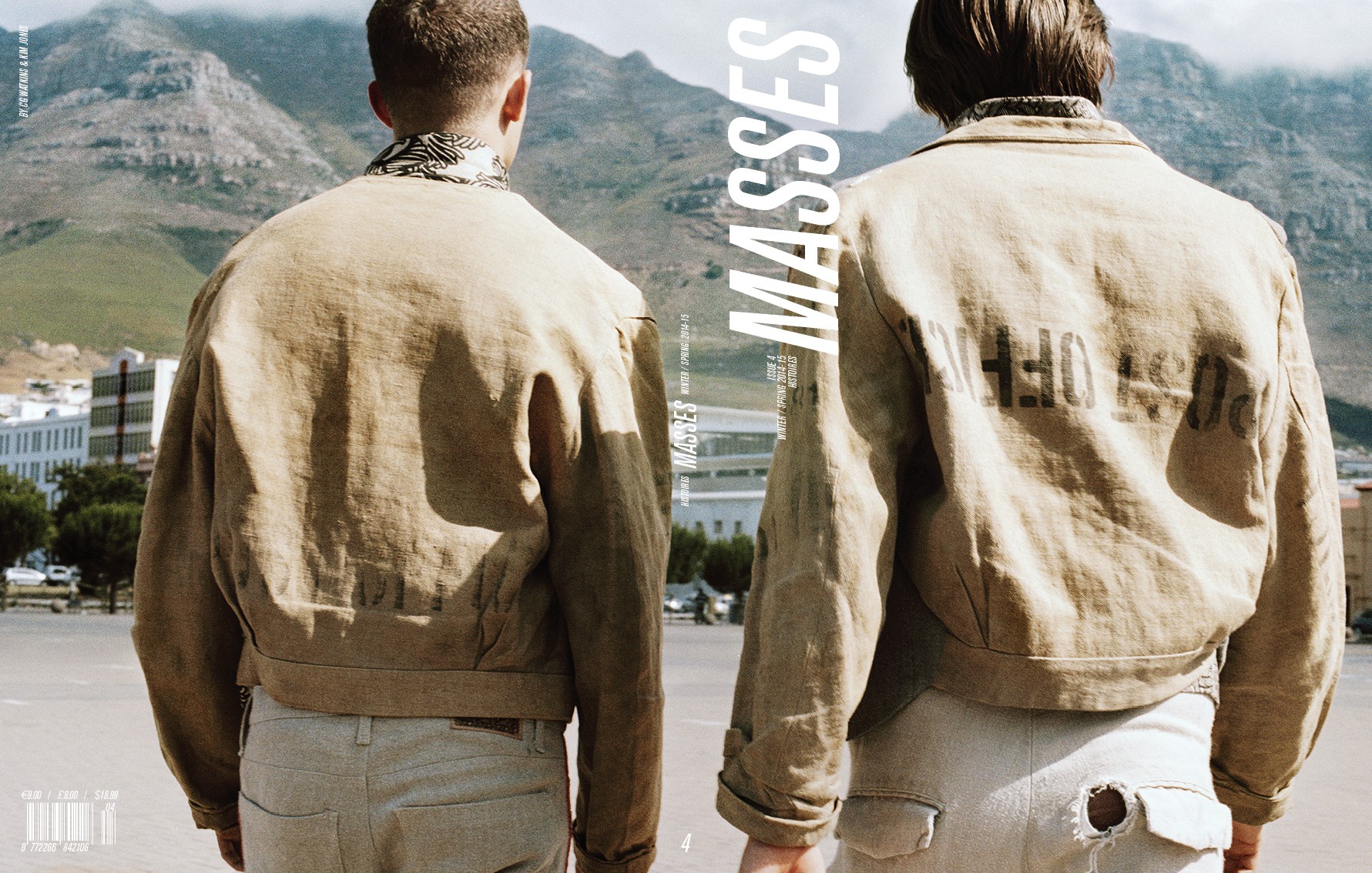 MASSES MAGAZINE ISSUE 4 COVER – THE HOUSE OF BEAUTY AND CULTURE PHOTOGRAPHED BY CG WATKINS AND KIM JONES WITH CHRISTOPHER NEMETH ARCHIVE