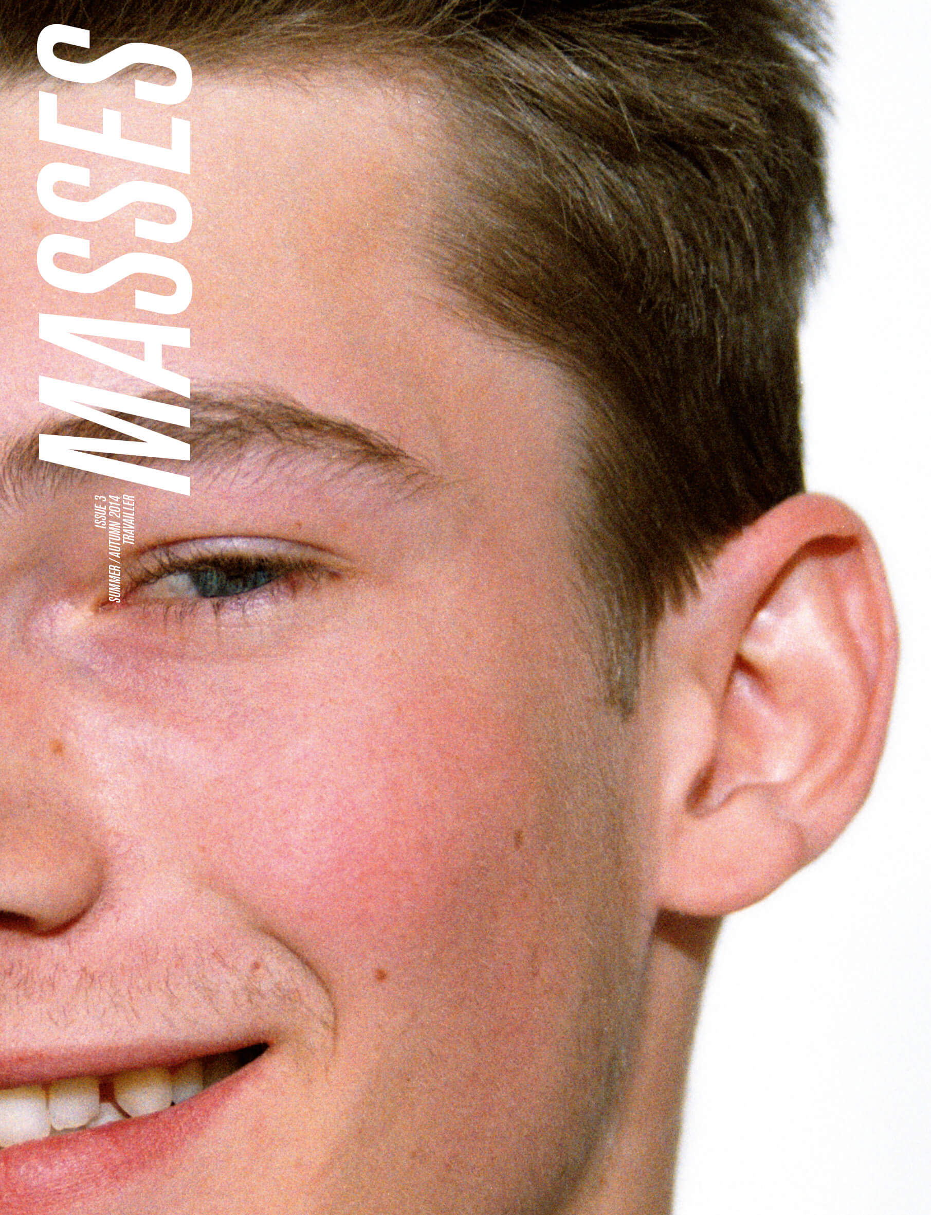 MASSES Magazine Issue No. 3 – Cover photographed by Bruna Kazinoti and Niklas Bildstein Zaar with Pierre Lanoé