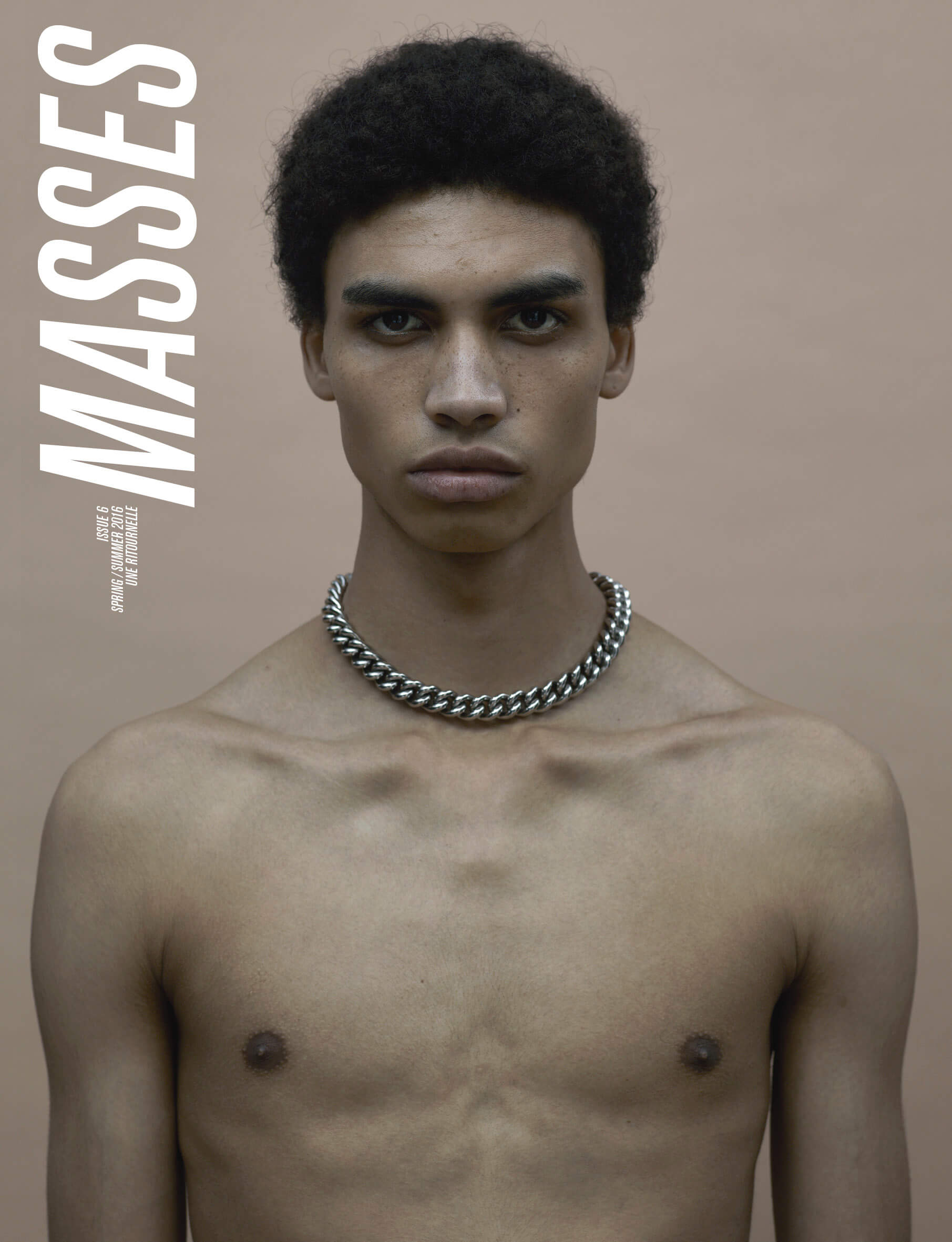 MASSES Magazine Issue No. 6 – Cover photographed by Jackie Nickerson and Kim Jones with Sol Goss at SUPA Model Management wearing Louis Vuitton