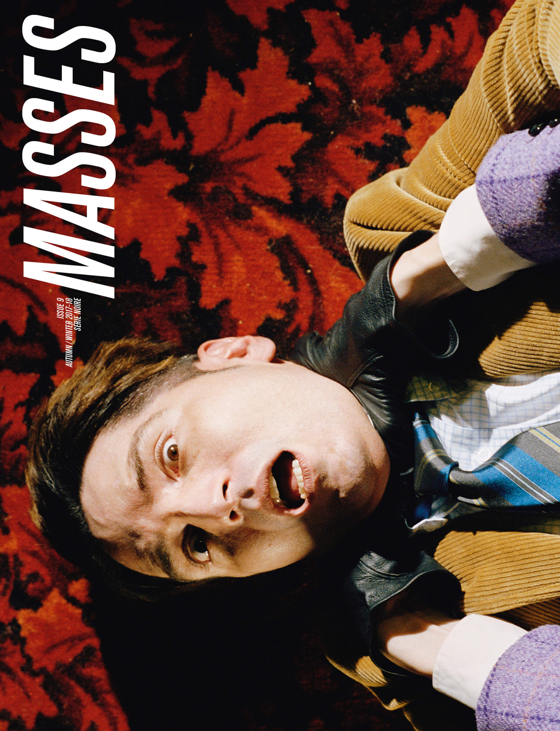 MASSES Magazine Issue No. 9 – Cover photographed by CG Watkins and Eric Diulein & Sacha Quintin with David Dastmalchian wearing Prada and Raf Simons